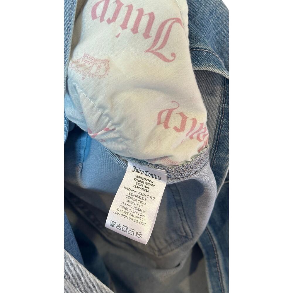 Nordstrom Juicy Couture Denim Mini Dress - Size Small - Picture 6 of 6
